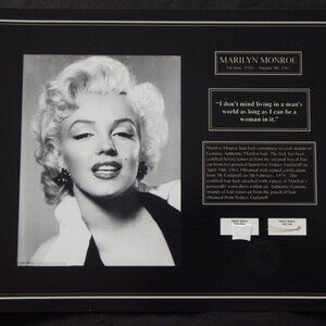 Marilyn Monroe - Very Rare Authentic Hair Lock